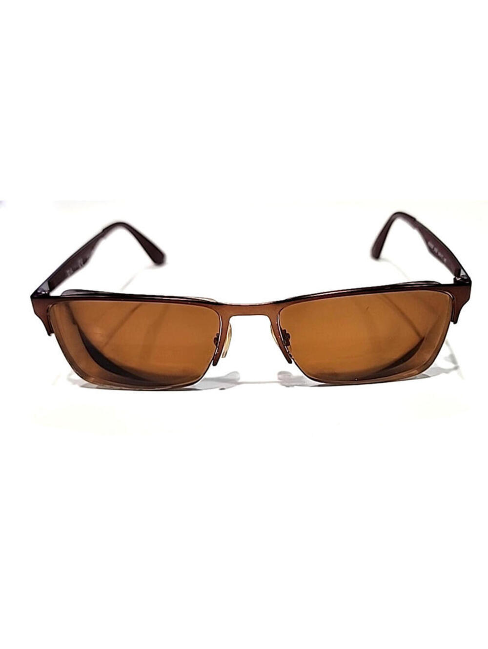 Ray Ban RB6335 2758 NO Lenses Brown Metal Rectangle Eyeglasses 54-17 145